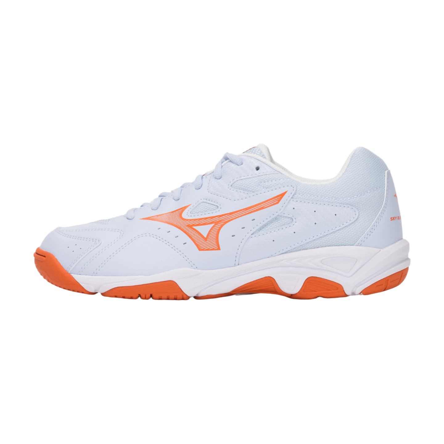 Кроссовки для бадминтона Mizuno Sky Blaster Бадминтон Кроссовки Низкий Топ Оранжевый Sea Оранжевый Унисекс - изображение 1