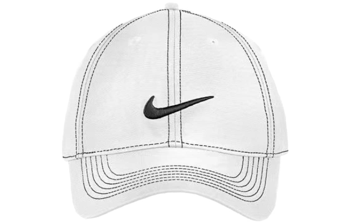 Кепка NIKE Полиэстер Бейсболка Белая Унисекс - изображение 1