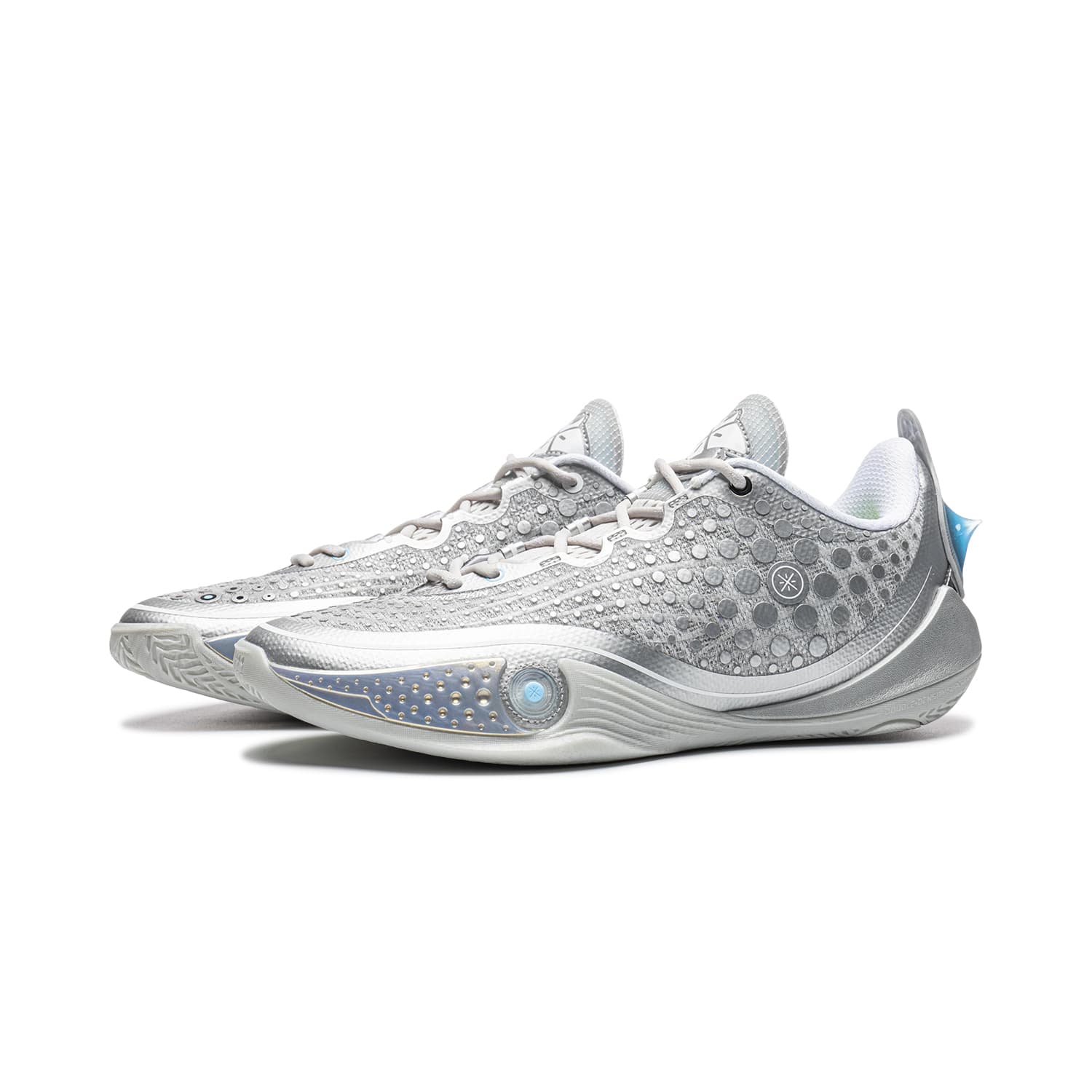 Кроссовки для баскетбола Li NING Wade 808 6 ULTRA Баскетбольные кроссовки Low Топ Серебряный Мужской - изображение 3