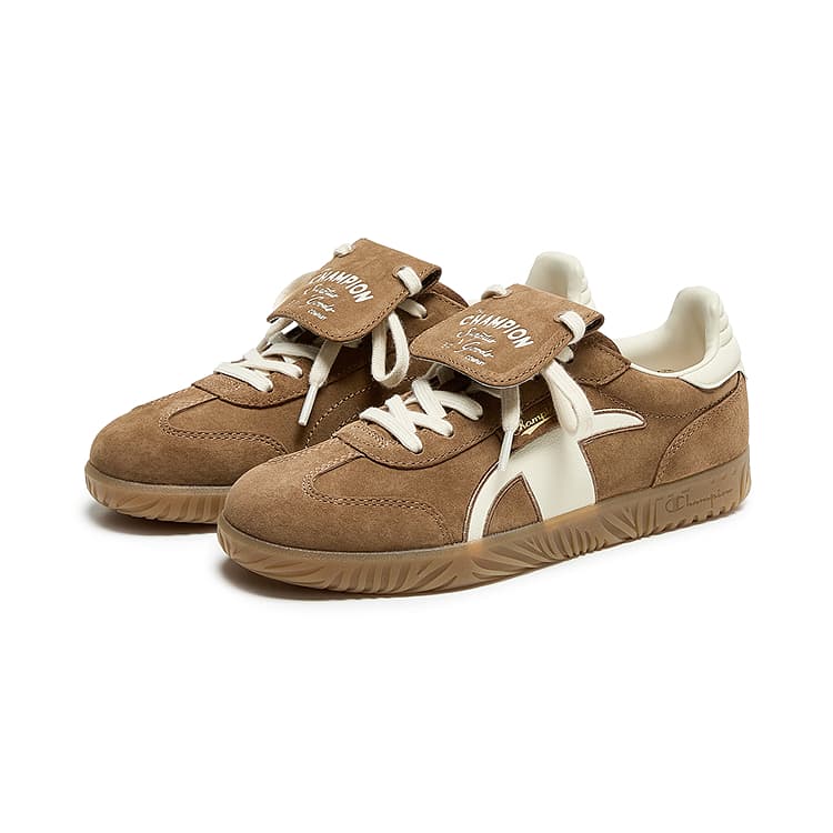 Кроссовки Champion Skate Shoes Low Top Коричневый цвет из пшеничной отрубни Льняная ткань Мужской - изображение 3