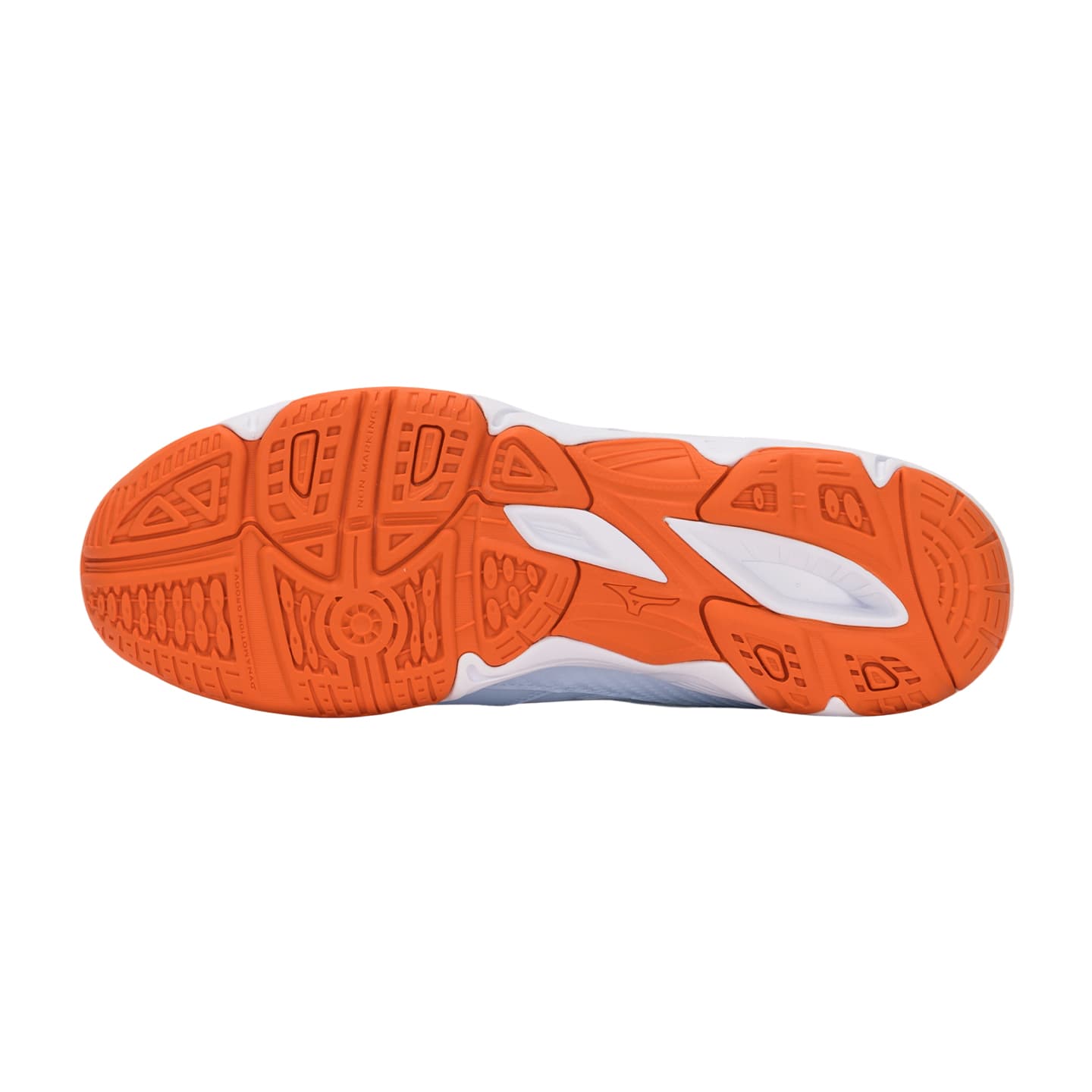 Кроссовки для бадминтона Mizuno Sky Blaster Бадминтон Кроссовки Низкий Топ Оранжевый Sea Оранжевый Унисекс - изображение 5