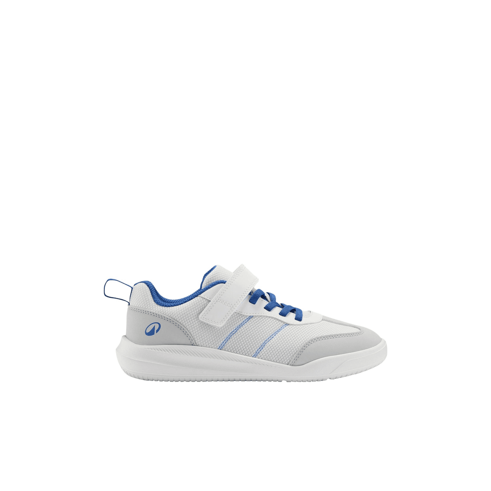 Кроссовки DECATHLON Дышащие Низкие Кроссовки для Беговых Занятий для Детей Белые и Синие Детские - изображение 2
