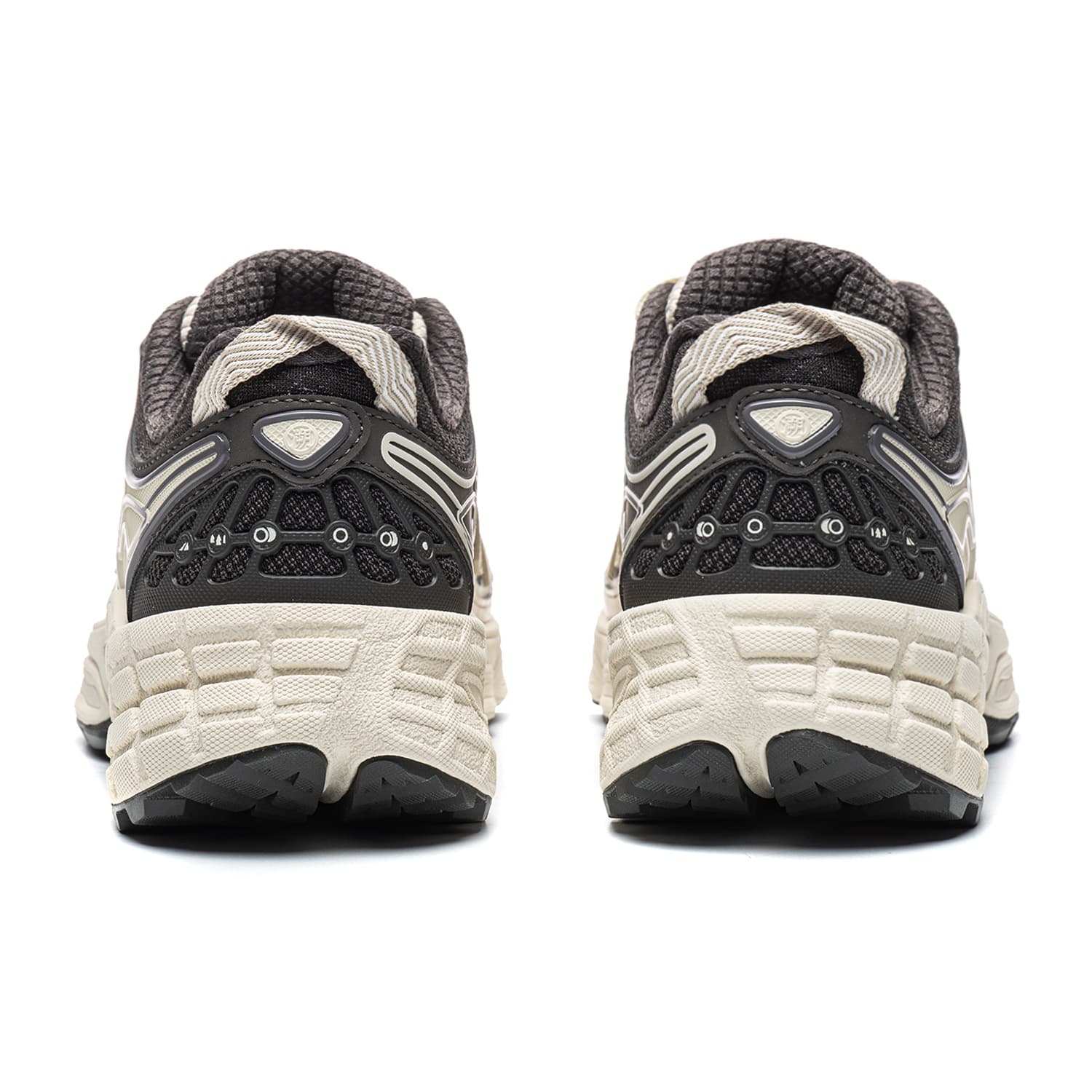 Кроссовки Li NING Outdoor Counterflow Linying Альпинистские и треккинговые ботинки Низкий верх Серебряный березовый Серый Обсидиановый серый Овсяный серый Унисекс - изображение 4