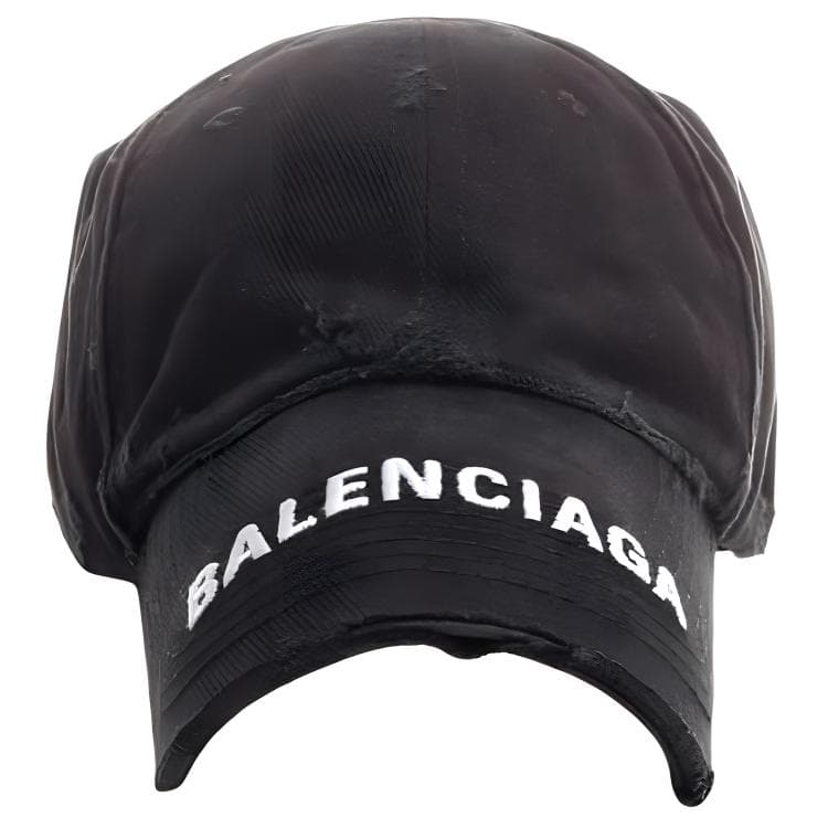 Кепка Balenciaga Хлопковые кепки мужские черные - изображение 1