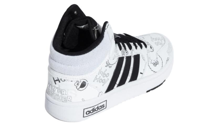 Кроссовки adidas Neo Hoops 3.0 White Black - изображение 4