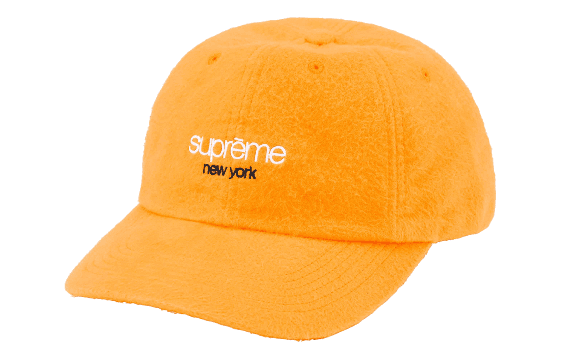 Кепка Supreme Washed Flannel 6-Panel Orange - изображение 1
