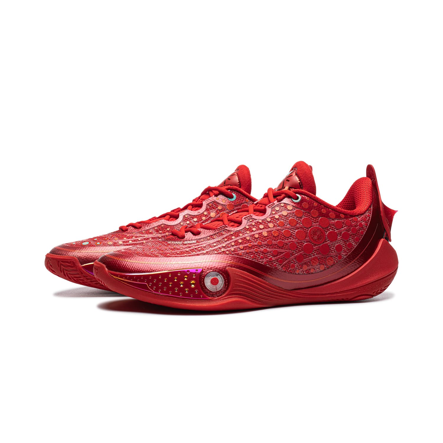 Кроссовки для баскетбола Li NING Wade 808 6 ULTRA Баскетбольные кроссовки Low Топ Богатство Красный Мужской - изображение 3