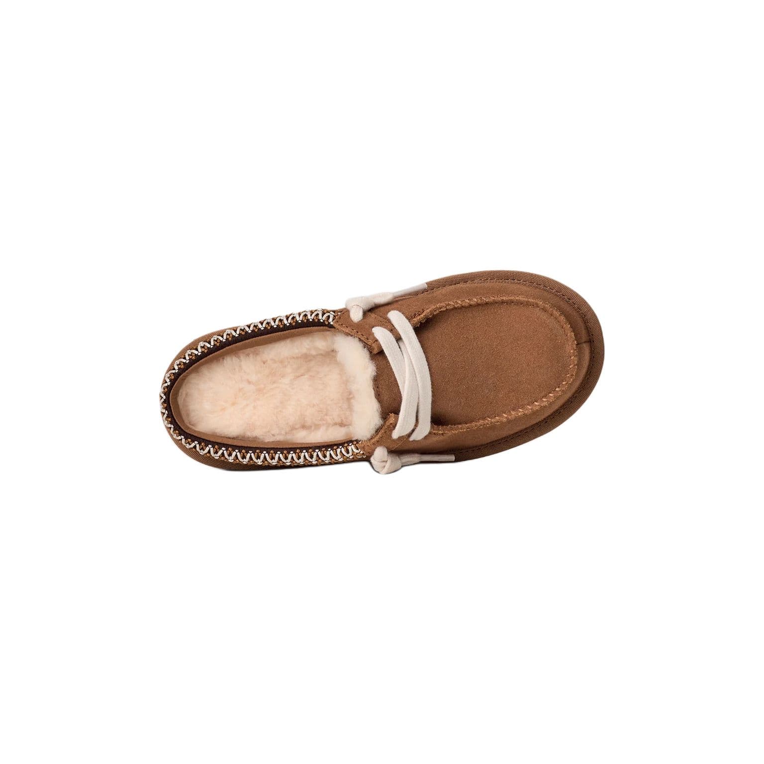 Детские тапочки UGG с противоскользящим покрытием коричневые - изображение 3
