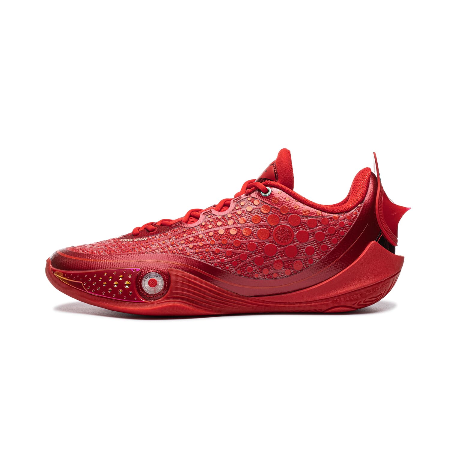 Кроссовки для баскетбола Li NING Wade 808 6 ULTRA Баскетбольные кроссовки Low Топ Богатство Красный Мужской - изображение 1