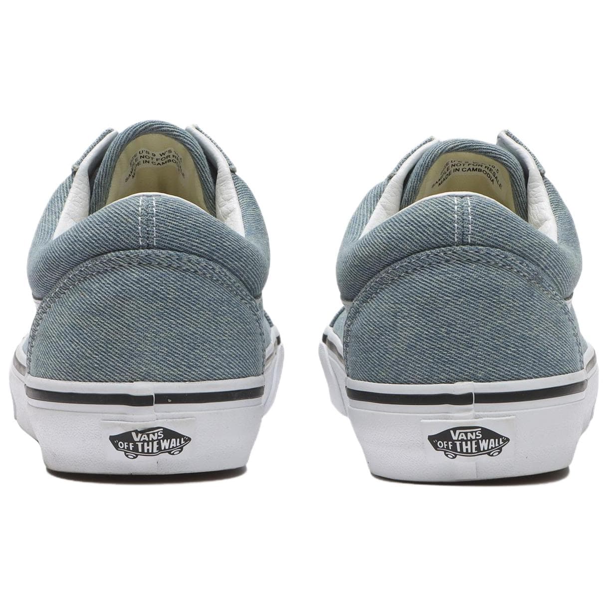 Кроссовки Vans Old Skool Кеды для скейтбординга Лоу-топы Джинсовый синий Унисекс - изображение 5