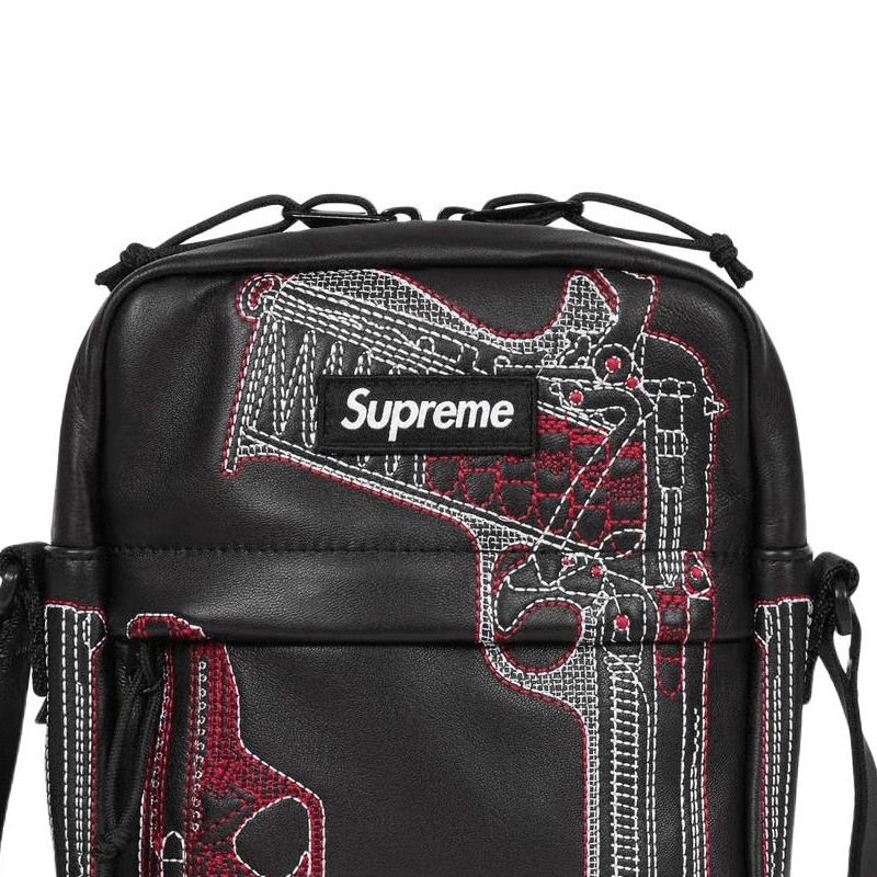 Сумка через плечо Supreme SS26 Crossbody Bag Black Unisex - изображение 4