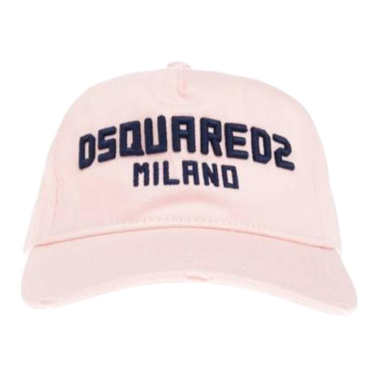Кепка DSQUARED 2 Хлопковые кепки мужские розовые - изображение 1