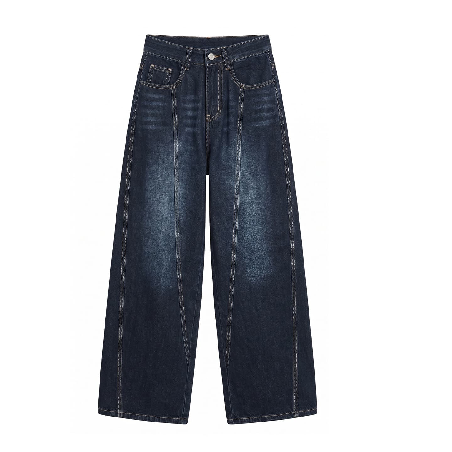 Джинсы Dickies Синий Серый Удлиненные Женские Джинсы - изображение 1