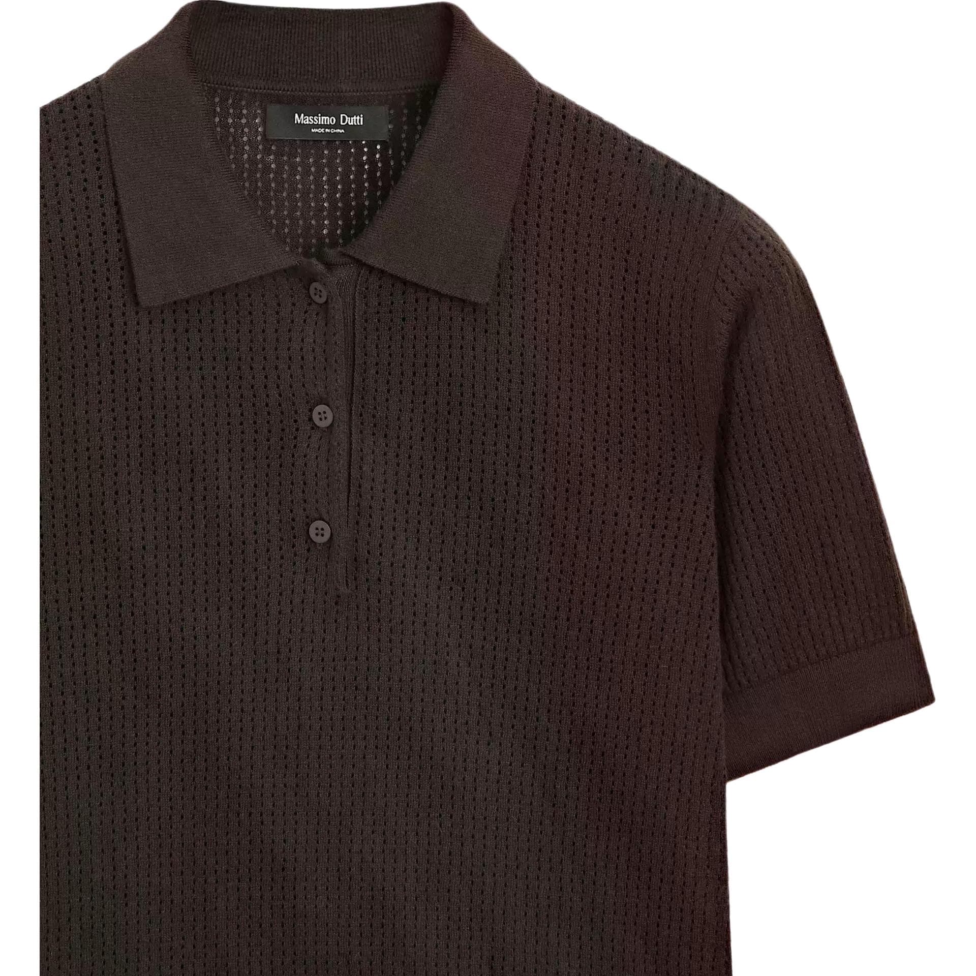 Massimo Dutti Коричневое Женское Поло - изображение 5