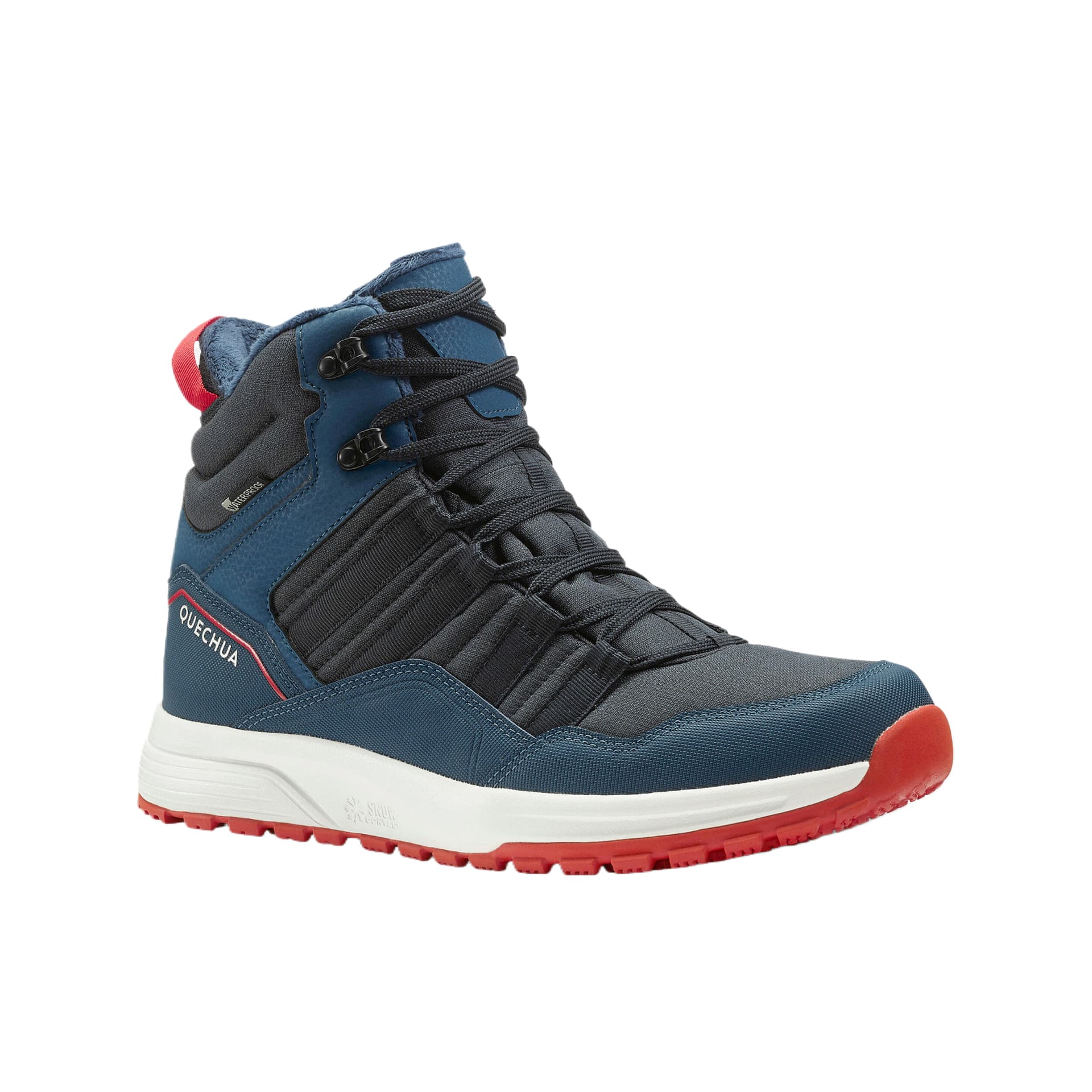 Кроссовки DECATHLON SH500 Альпинистские и Треккинговые Ботинки MID Топ Темно-Синий Чернильно-Синий Вермильон Мужской - изображение 2