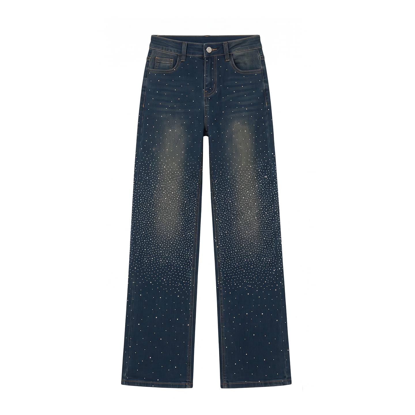 Джинсы Dickies Nano Blue Ankle Length Women's Jeans Дикси Нано Синий Джинсы длины до щиколотки Женские - изображение 1