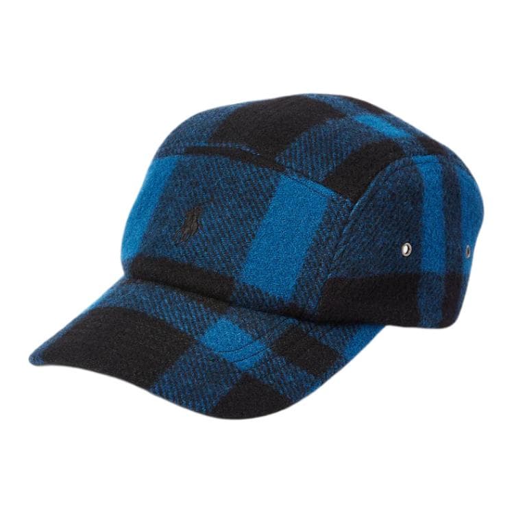 Кепка Polo Ralph Lauren Шерсть Бейсболки Мужские Синие Черные Клетка - изображение 1