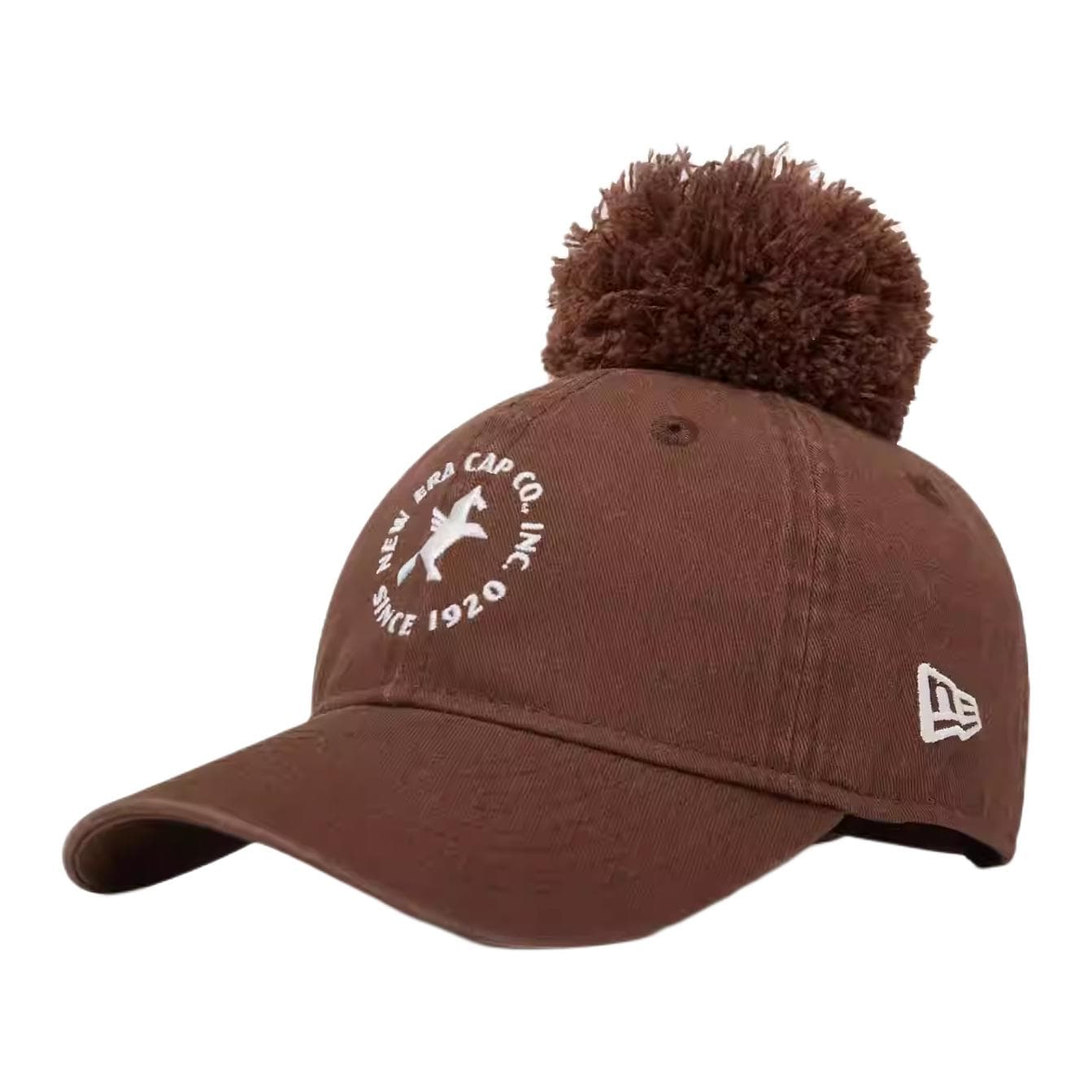 Кепка New Era Хлопковые Волоконные Кепки Детские Коричневые - изображение 1