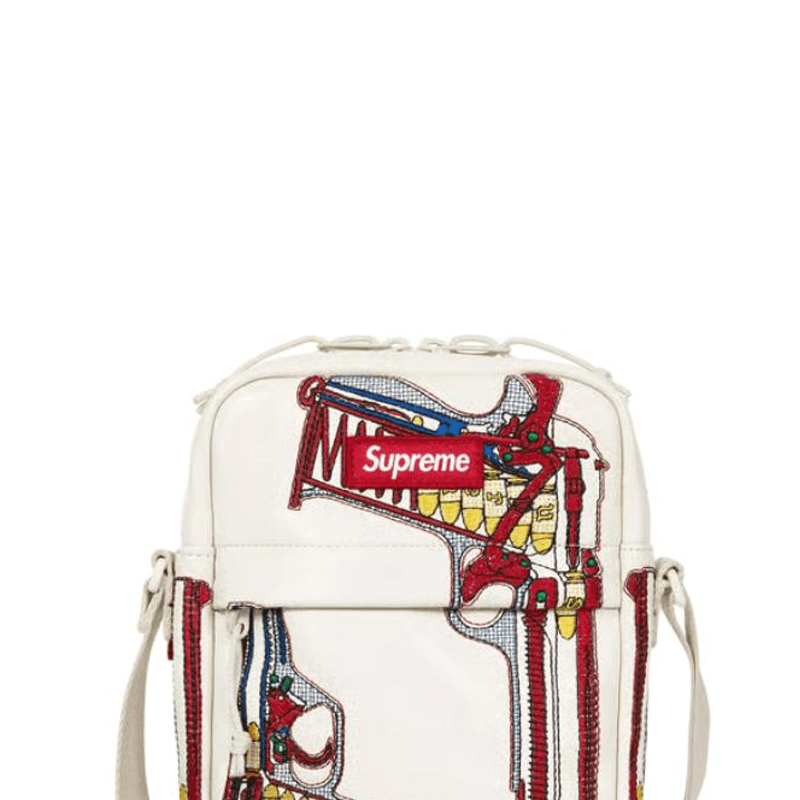 Сумка через плечо Supreme SS26 Crossbody Bag White Unisex - изображение 3
