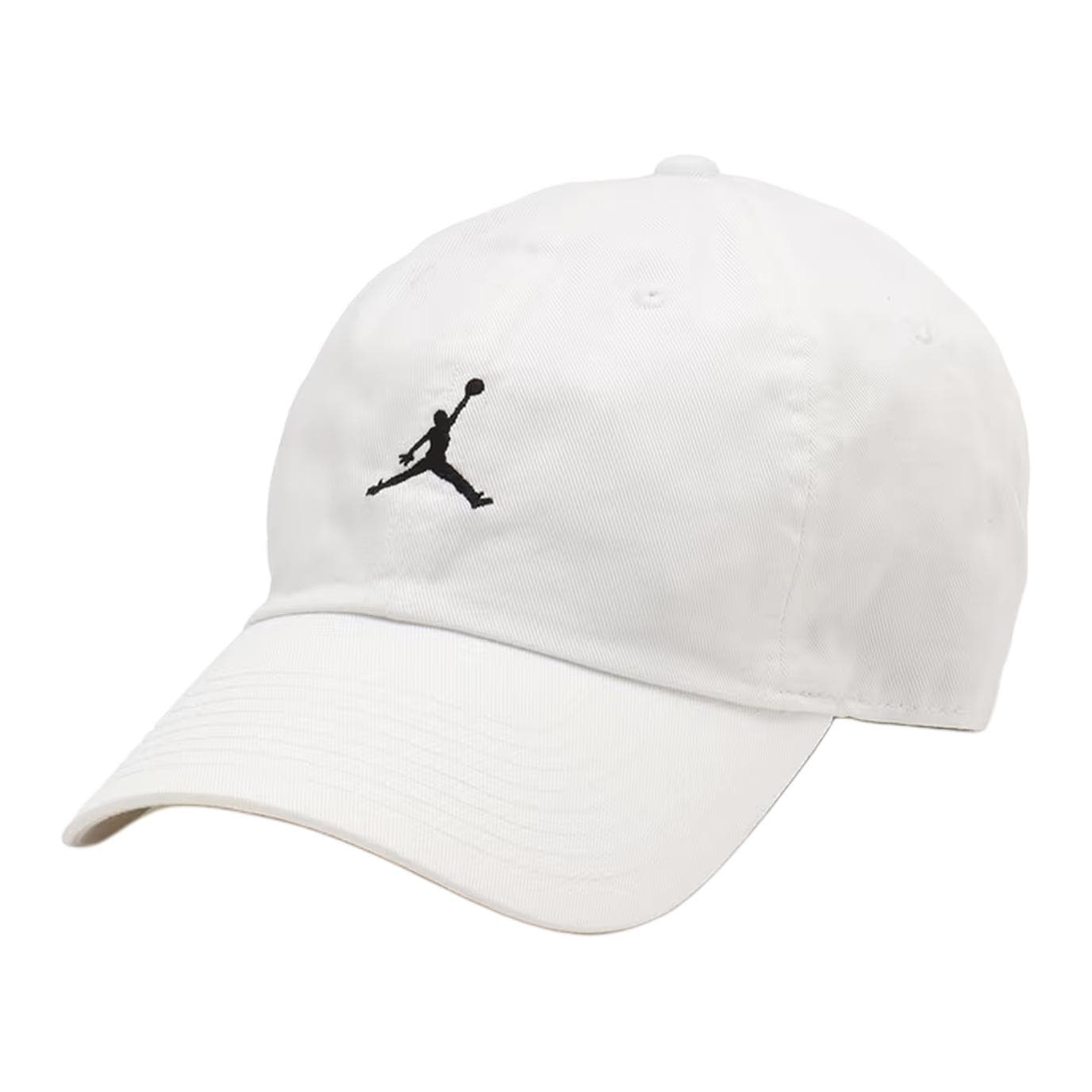 Кепка Jordan Бейсболки с вышитым логотипом 100% хлопок Унисекс Парный Белый/Черный - изображение 1