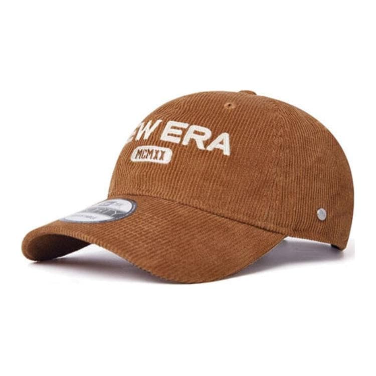 Кепка New Era Вельветовые Кепки Унисекс Хаки - изображение 1