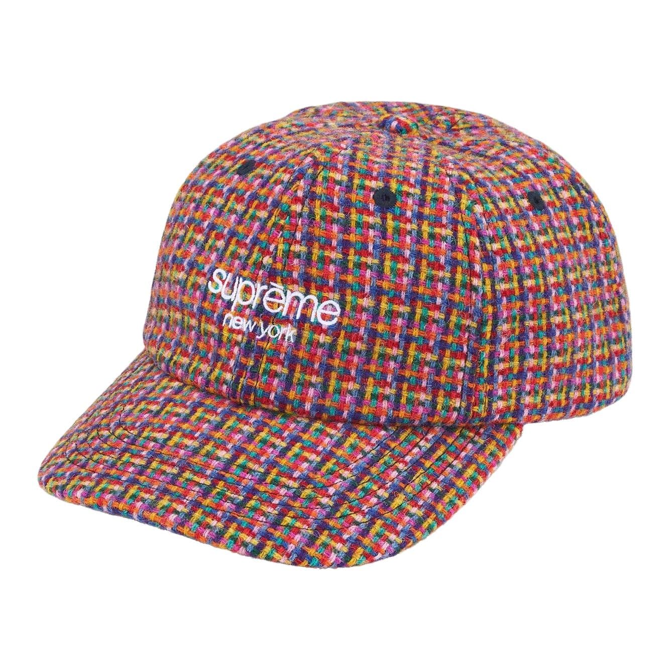 Кепка Supreme Кожа Шерсть Кепки Унисекс Красный Желтый Черный - изображение 1
