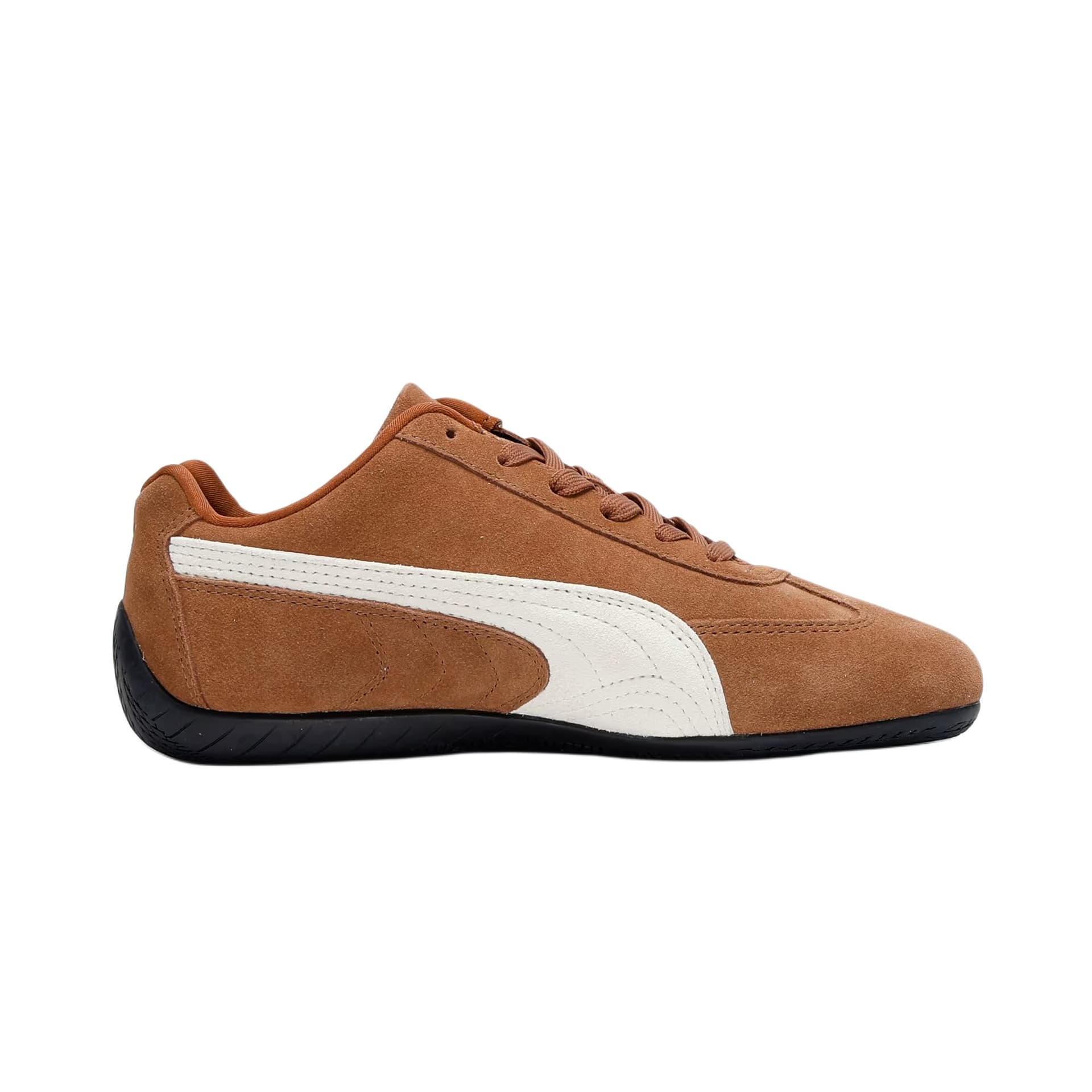 Кроссовки PUMA Speedcat Low Кеды Детские Лайфстайл Коричневые - изображение 2