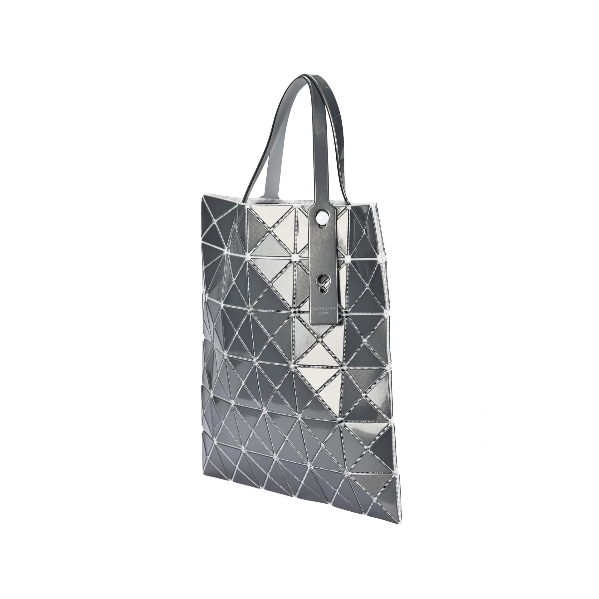 Мини-сумка ISSEY MIYAKE Сумка из поливинилхлоридной смолы PVC Tote Сумка через плечо Унисекс Лаймово-серый - изображение 2