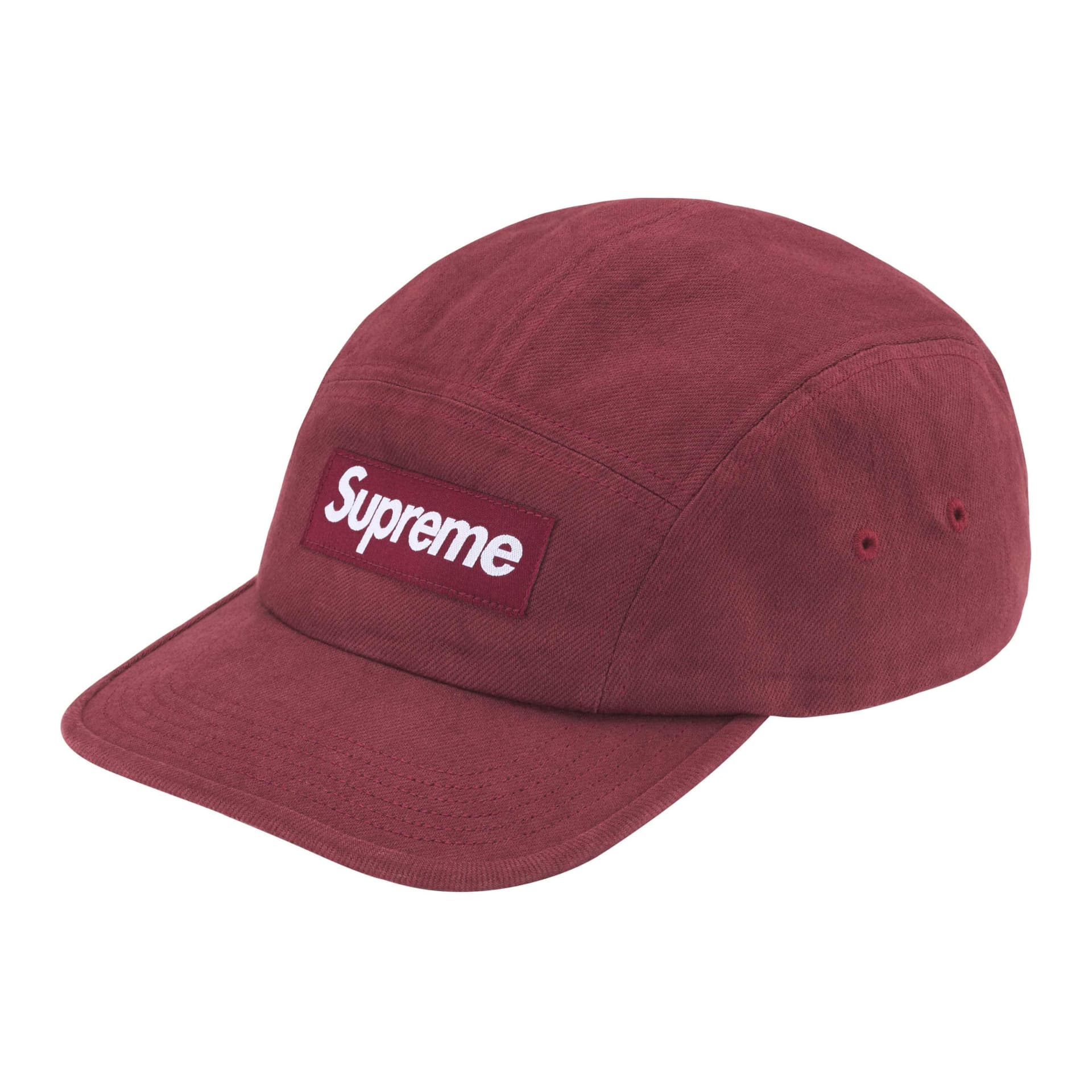 Кепка Supreme 100% хлопок Деним Кепки Унисекс Красный - изображение 1
