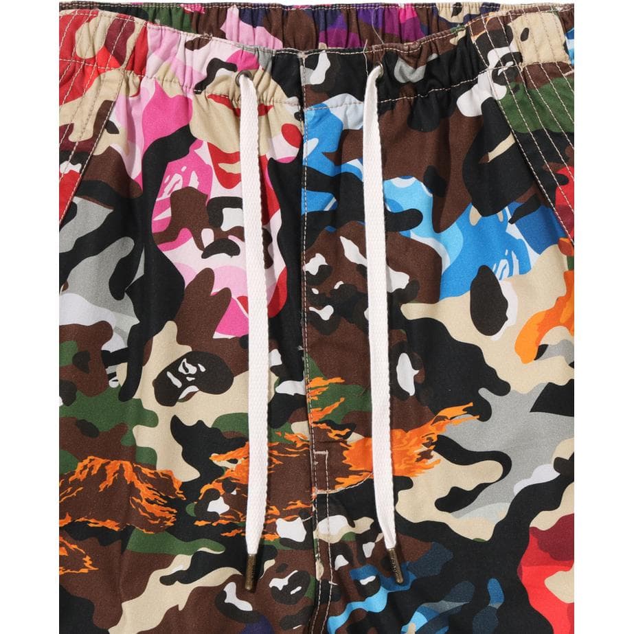 A BATHING APE Смешанный Камуфляж Женские Карго Брюки - изображение 4