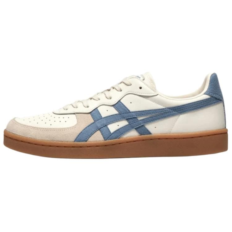 Кроссовки Onitsuka Tiger GSM Кеды для скейтбординга Low Топ Экрю Синий Унисекс - изображение 1