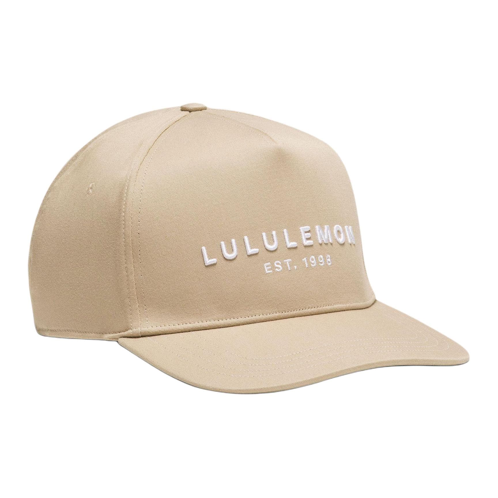 Кепка Lululemon Кепки Унисекс Хаки Белый - изображение 1