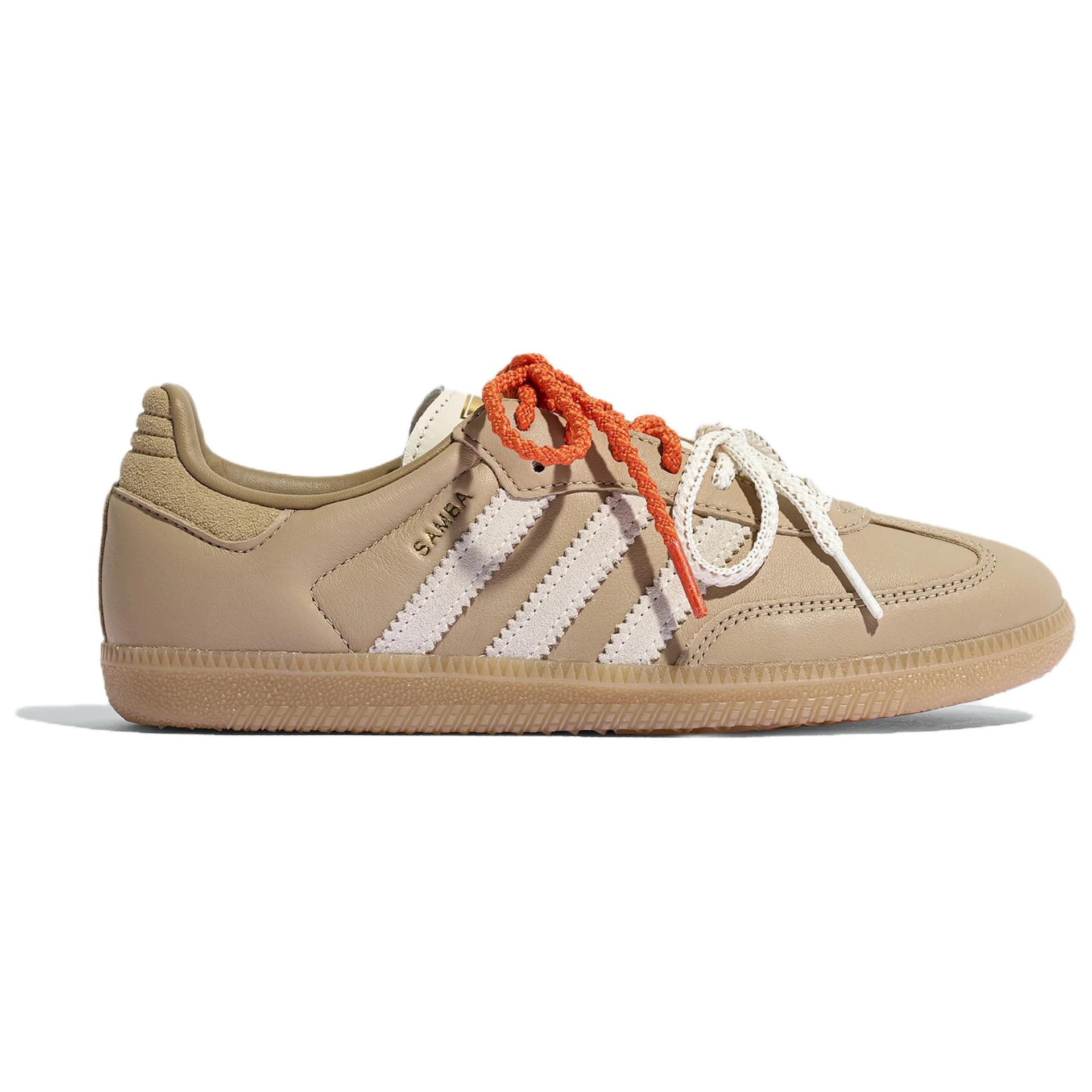 Кроссовки Adidas Originals Samba OG Кеды немецкой армии (GAT) Низкий Топ Магия Светло-коричневый Сливочный Картон Желтый Женские - изображение 2
