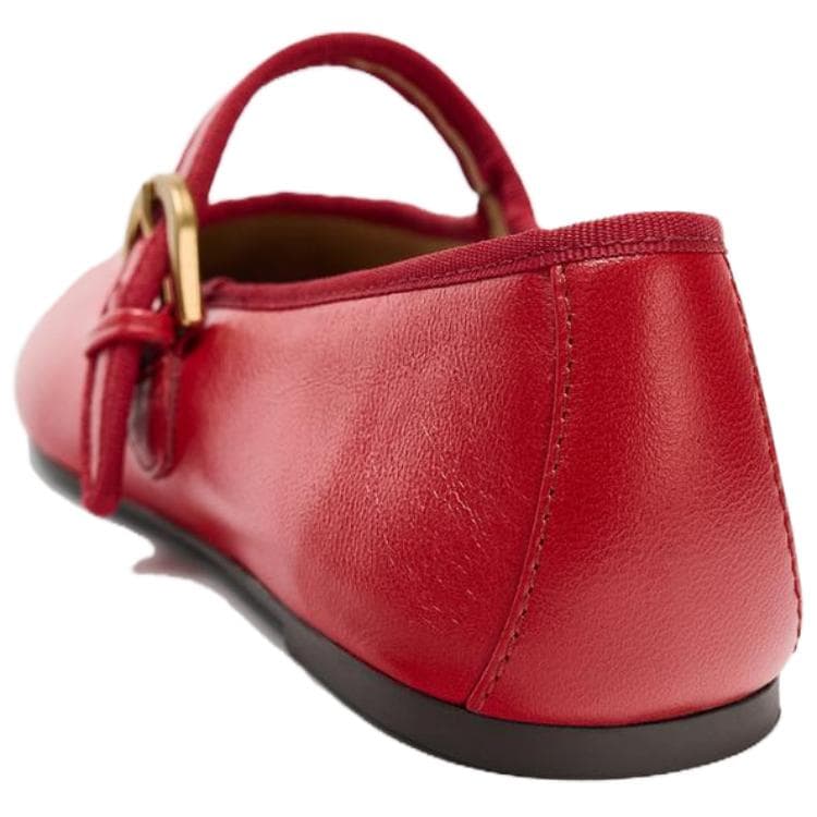 zara Туфли Мэри Джейн Low Топ Красный Женские - изображение 2