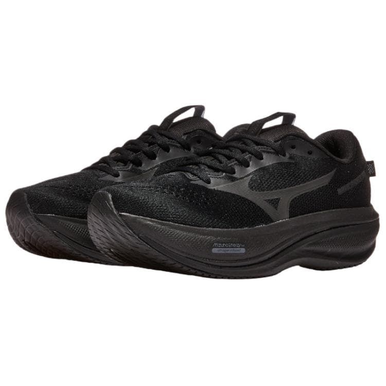Кроссовки для бега Кроссовки для бега Mizuno Wave Rider 30 черные унисекс - изображение 2