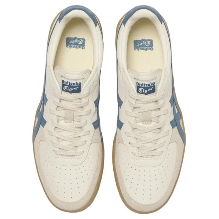 Кроссовки Onitsuka Tiger GSM Кеды для скейтбординга Low Топ Экрю Синий Унисекс - изображение 4