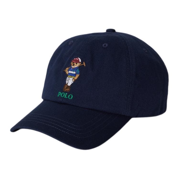 Кепка Polo Ralph Lauren Мягкие хлопковые кепки для детей темно-синий цвет - изображение 1