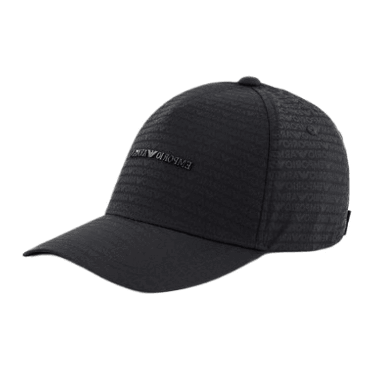 Кепка EMPORIO ARMANI Нейлоновые кепки мужские черные - изображение 1