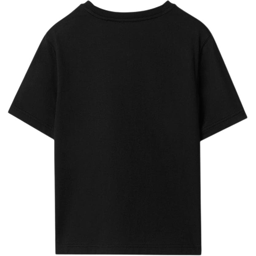 Футболка Burberry Черные Детские Рубашки T - изображение 3