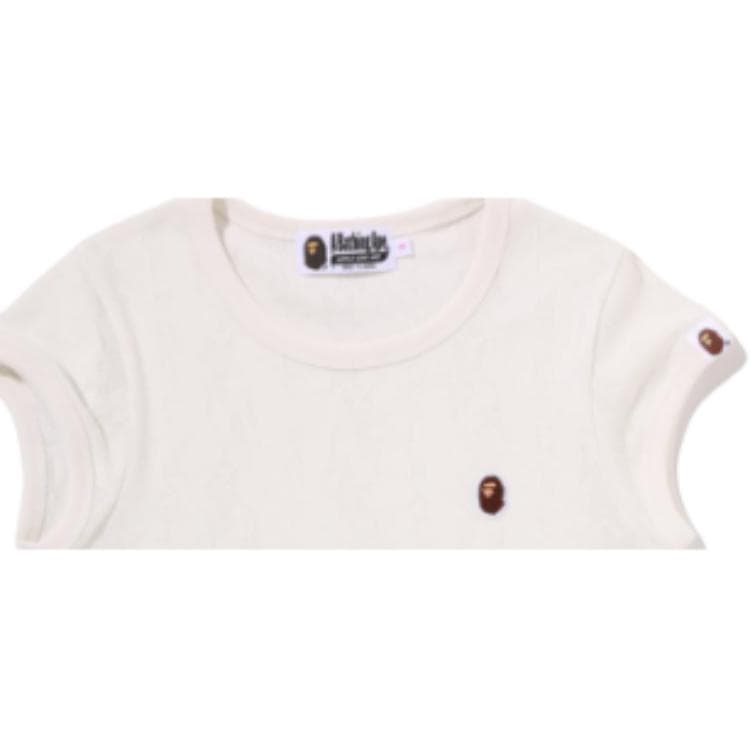 Футболка A BATHING APE FW26 Экрю Женские T-рубашки - изображение 3
