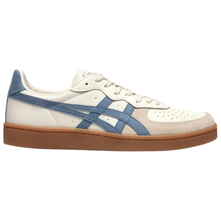 Кроссовки Onitsuka Tiger GSM Кеды для скейтбординга Low Топ Экрю Синий Унисекс - изображение 2