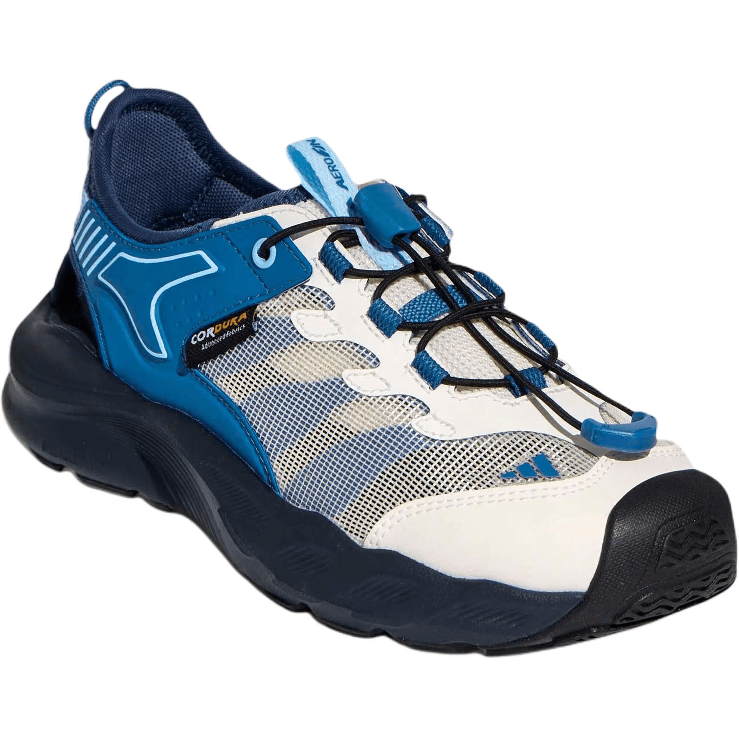 Сандалии Adidas AEROFIN Low Топ Сандалии Белый и синий цвет Детский - изображение 3