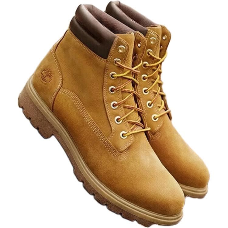 Ботинки уличные TIMBERLAND Аутдор Высокие Кеды Желтые Коричневые Мужские - изображение 2