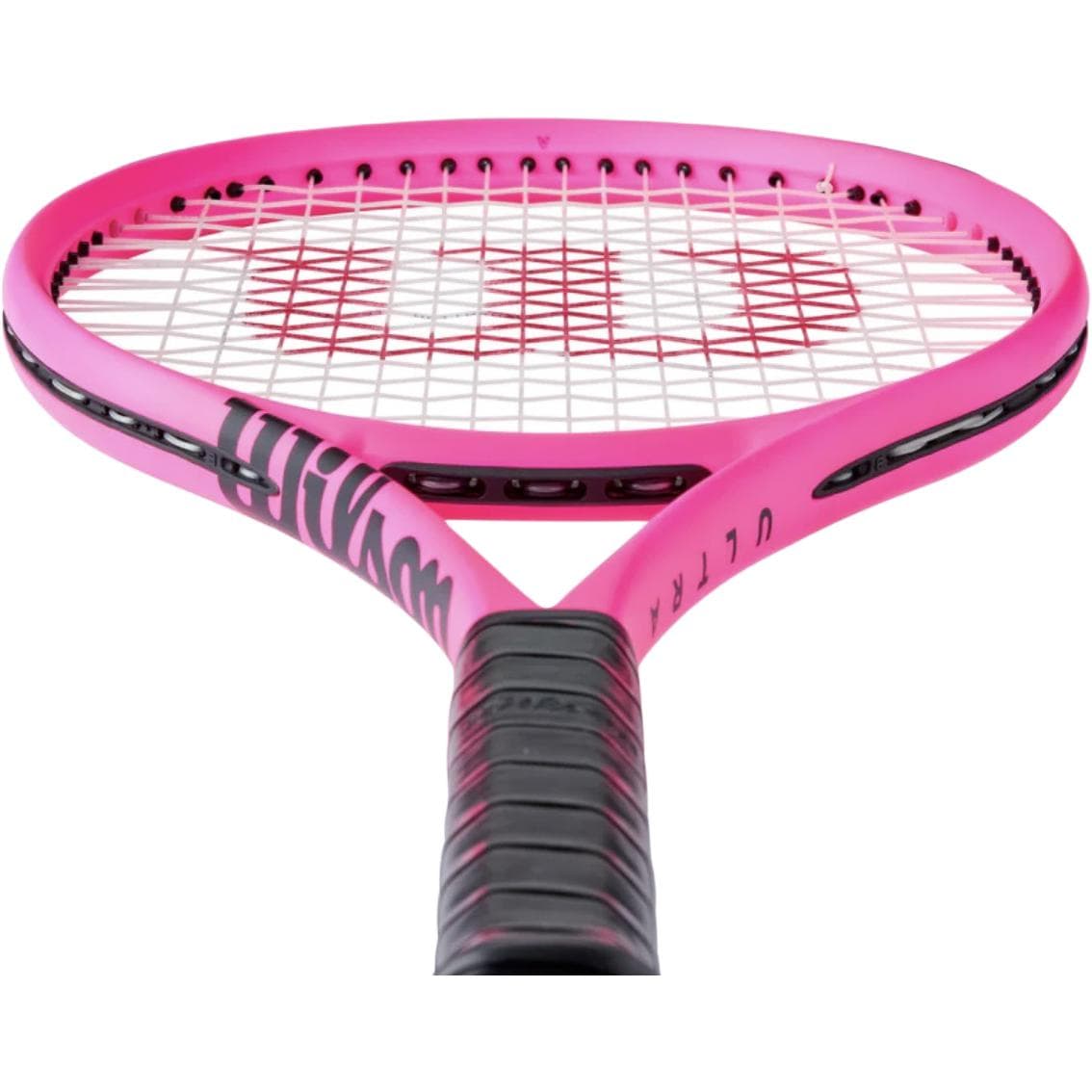 Wilson Ultra 100L V5 280г Ракетка Вес 100 Квадратных Дюйм Голова Размер Неоновый Розовый Унисекс Теннисные Ракетки - изображение 3