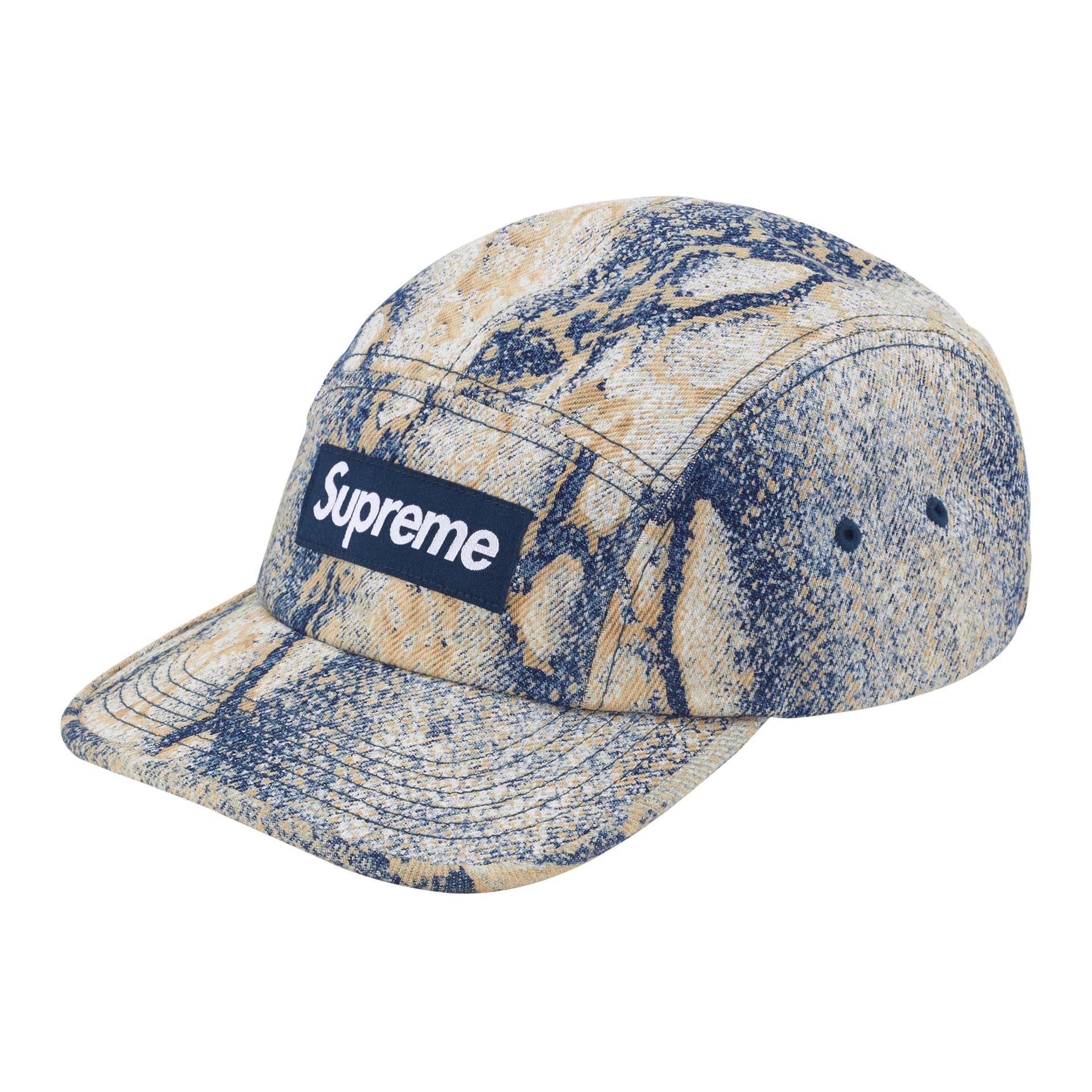 Кепка Supreme 100% хлопок Деним Кепки Унисекс Синий - изображение 1