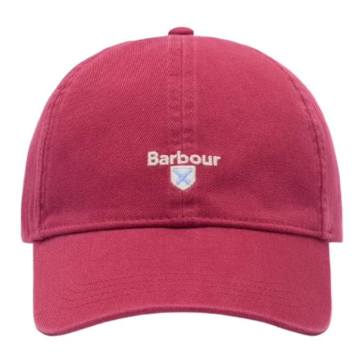 Кепка Barbour Хлопковые кепки унисекс бордовый цвет - изображение 1