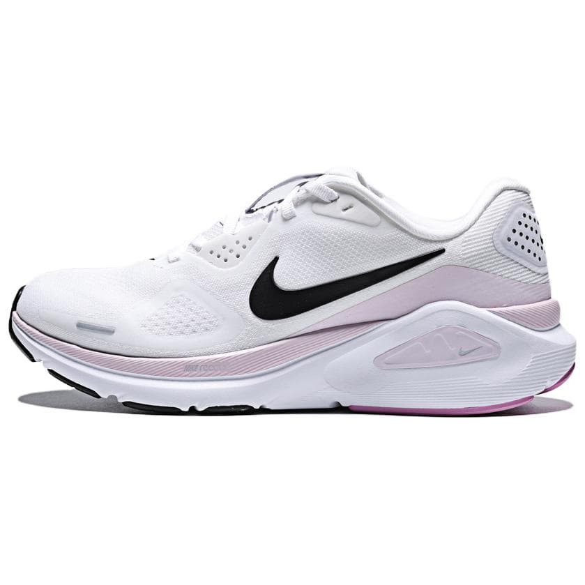 Кроссовки для бега NIKE Zoom Structure 26 Беговые кроссовки Low Топ Черный белый розовый Женские - изображение 1