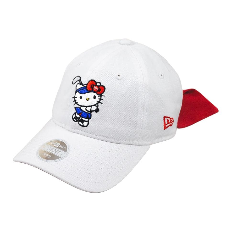 Кепка New Era X Hello Kitty Оригинальный дизайн Хлопковое волокно Кепки Women's White - изображение 1