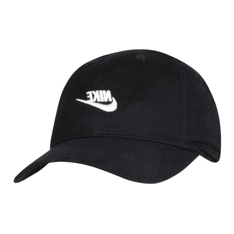 Кепка Nike С принтом имитирующим вышивку хлопковое волокно кепки детские черные - изображение 1