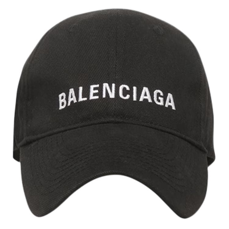Кепка Balenciaga Хлопковые кепки унисекс черные - изображение 1